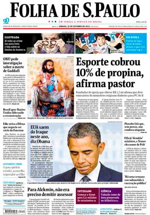 Folha: Pastor diz que PCdoB pediu 10%